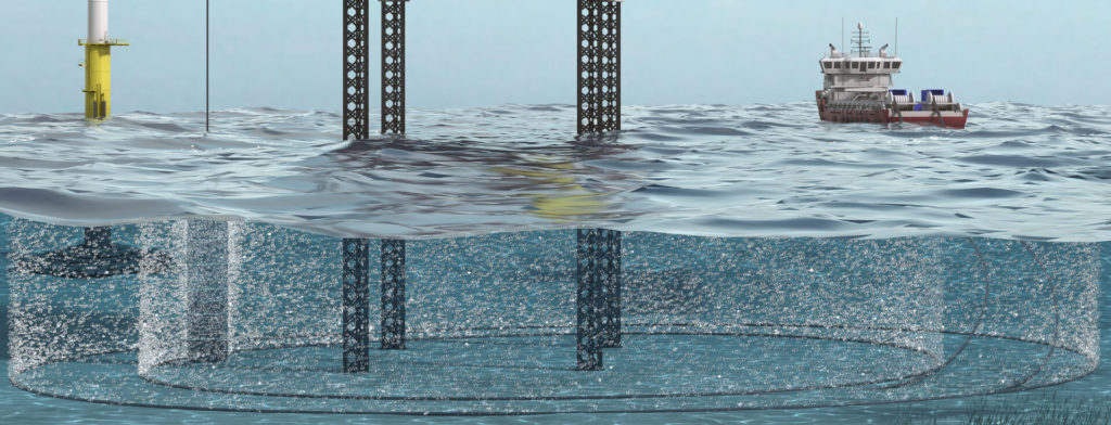 Offshore Blasenschleier